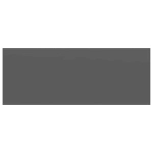 Svävande vägghyllor 2 st grå högglans 60x23,5x3,8 cm MDF