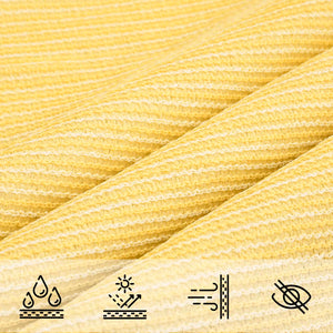 Solsegel 160 g/m² beige 5x7 m HDPE