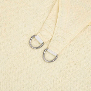 Solsegel 160 g/m² gräddvit 2x3,5 m HDPE