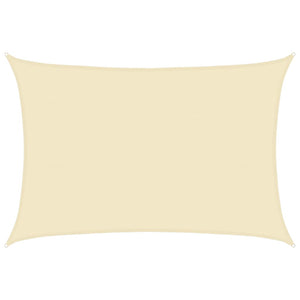 Solsegel 160 g/m² gräddvit 5x7 m HDPE