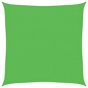 Solsegel 160 g/m² ljusgrön 3,6x3,6 m HDPE