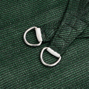 Solsegel 160 g/m² mörkgrön 4x4x4 m HDPE