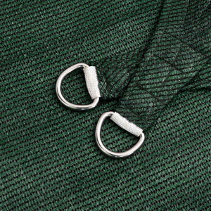 Solsegel 160 g/m² trapezoid mörkgrön 4/5x3 m HDPE