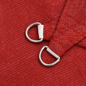 Solsegel 160 g/m² röd 4/5x3 m HDPE