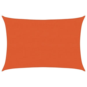 Solsegel 160 g/m² rektangulär orange 4x5 m HDPE