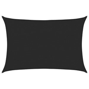Solsegel 160 g/m² svart 2,5x3,5 m HDPE