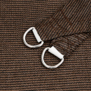 Solsegel 160 g/m² brun 6x6 m HDPE