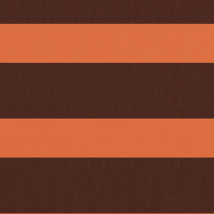 Balkongskärm orange och brun 120x300 cm oxfordtyg