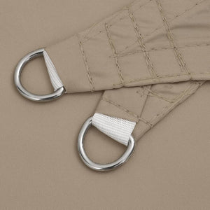 Solsegel oxfordtyg rektangulärt 2,5x3 m taupe