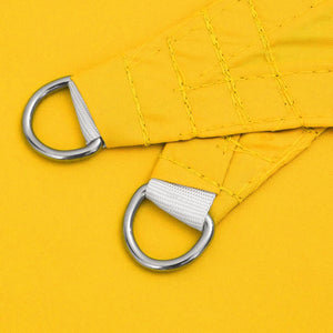 Solsegel oxfordtyg rektangulärt 3,5x4,5 m gul