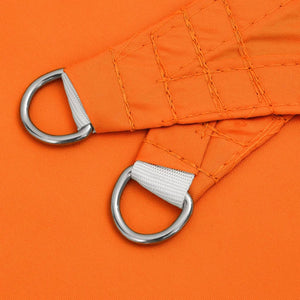 Solsegel oxfordtyg rektangulärt 3x4 m orange