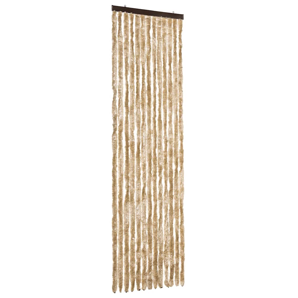 Insektsdraperi beige 56x200 cm chenille