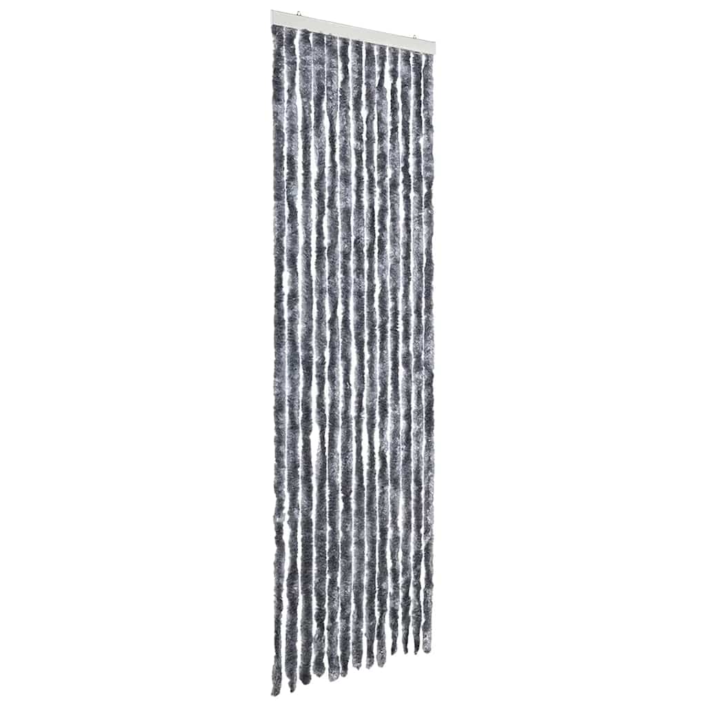 Insektsdraperi silver 56x200 cm chenille