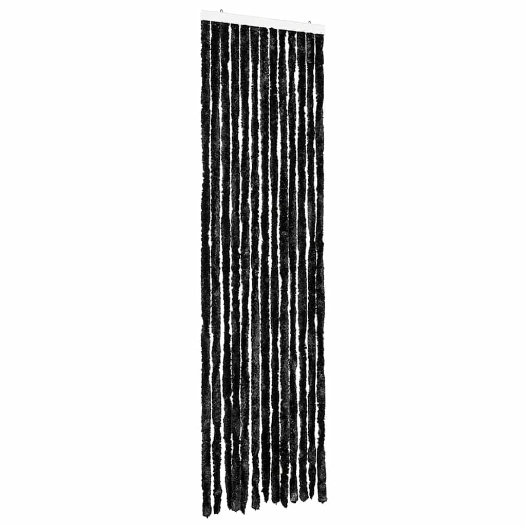Insektsdraperi antracit 56x200 cm chenille