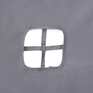 Tipitält för barn med väska peachskin grå 120x120x150 cm