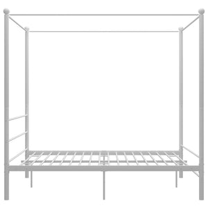 Himmelsäng vit metall 160x200 cm