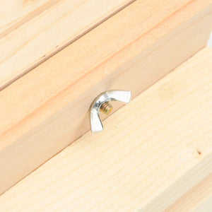 Bihotell massivt granträ 22x20x20 cm