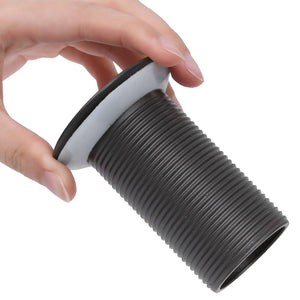 Pop-up bottenventil utan överflödesfunktion grå 6,4x6,4x9,1 cm