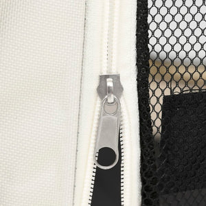 Hopfällbar hundhage med väska rosa 125x125x61 cm