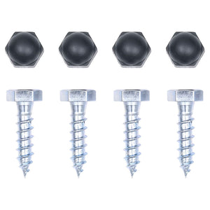 Räcken 2 st 125 cm stål röd