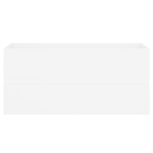 Tvättställsskåp vit 100x38,5x45 cm konstruerat trä