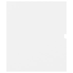 Tvättställsskåp vit 100x38,5x45 cm konstruerat trä