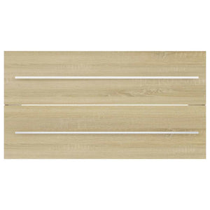 Badrumsmöbler set 2 delar sonoma-ek spånskiva