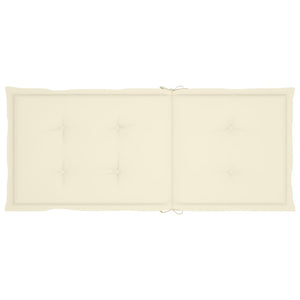 Justerbara trädgårdsstolar med dynor 2 st massivt akaciaträ