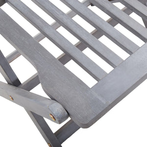 Hopfällbara trädgårdsstolar med dynor 4 st massivt akaciaträ