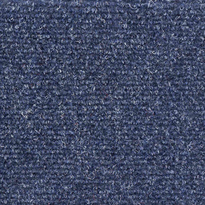 Trappmattor självhäftande 10 st 56x17x3 cm blå halvrunda