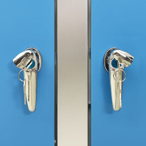 Skjul till två sopkärl 138x77,5x112,5 cm rostfritt stål