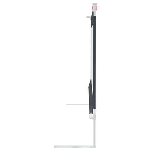 Sängskena för barn mörkgrå 140x25 cm tyg