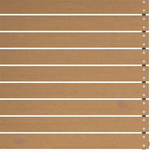 Hörnsektion till pallsoffa 3 st honungsbrun massiv furu