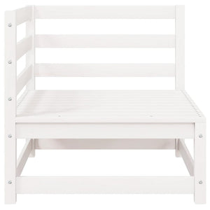 Hörnsoffa för trädgården med antracit dynor massiv furu