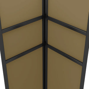 Paviljong dubbla tak och ljusslinga LED 3x3x2,7 m taupe