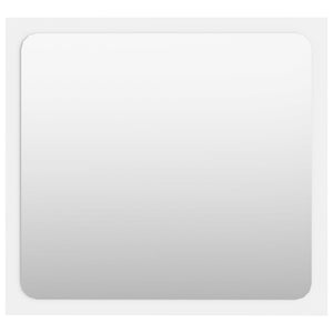 Badrumsmöbler set vit konstruerat trä