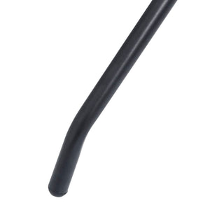 Matgrupp för trädgården 5 delar aluminium & textilen svart