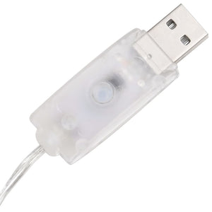 Ljuskon LED pyramid akryl blå 90 cm