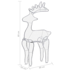 Juldekoration ren mesh 306 LED 60x24x89cm