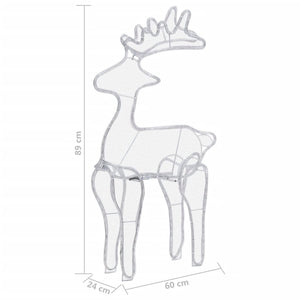 Juldekoration ren mesh 306 LED 60x24x89cm