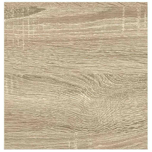 Svävande vägghylla ek och vit 23x23,5x3,8 cm MDF