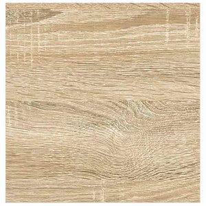 Svävande vägghyllor 2 st ek och vit 23x23,5x3,8 cm MDF