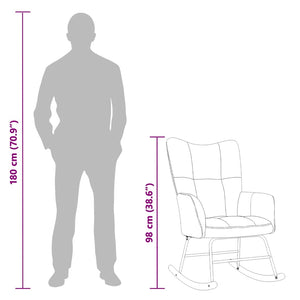 Gungstol rosa sammet