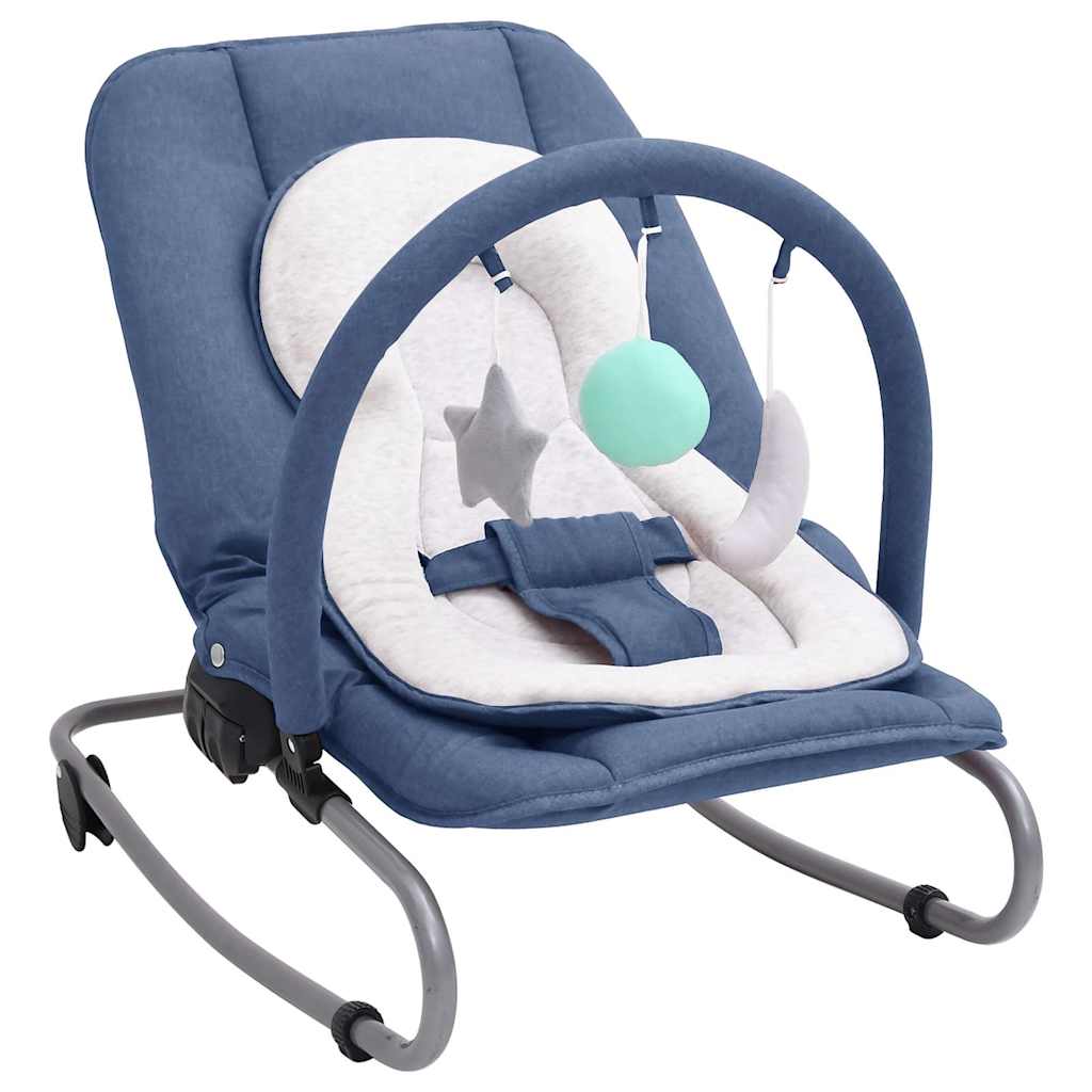 Babysitter marinblå stål