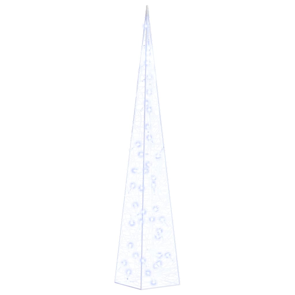 Ljuskon LED akryl blå 90 cm