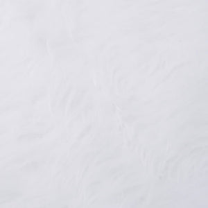 Julgranskjol vit 150 cm fuskpäls