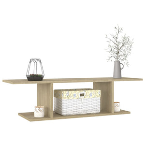 Väggmonterat tv-skåp sonoma-ek 103x30x26,5 cm