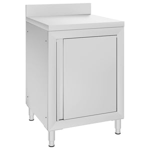 Kommersiella köksskåp 2 st rostfritt stål