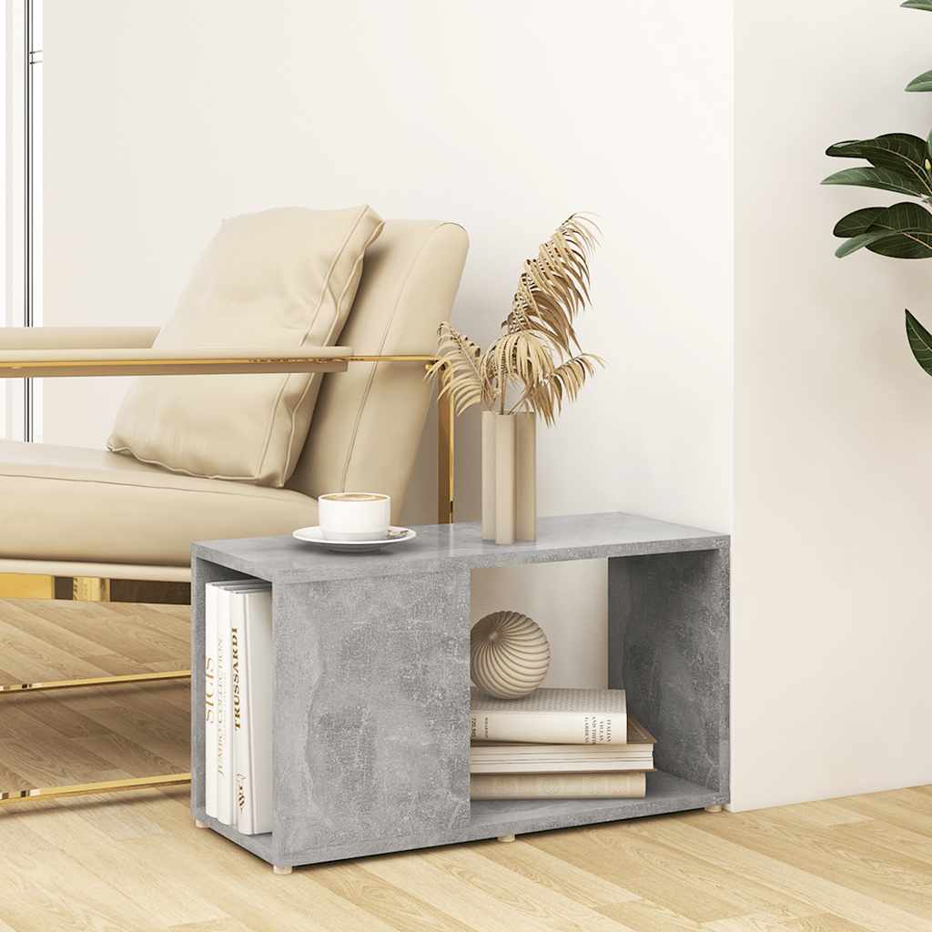 TV-bänk betonggrå 60x24x32 cm konstruerat trä