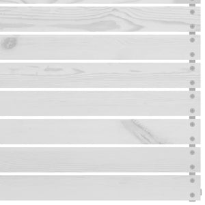 Loungegrupp för trädgården 4 delar vit massiv furu